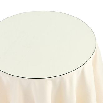 Ballard Designs Clear Glass Topper - 24 Diameter - Ballard Designs