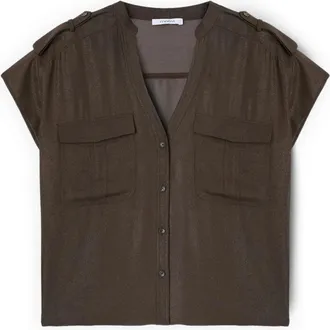 Motivi Mujer, Blusas y Camisas, Marr&oacute;n, Talla: XS
