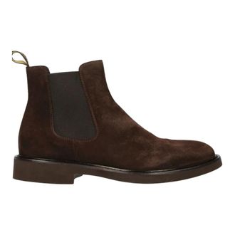 Doucal's Schoenen, Heren, Bruin, 43 1/2 EU, Leer, Beatles Ankle Boot