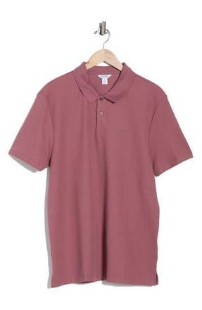 Calvin Klein Mico Waffle Polo in Renaissance Rose at Nordstrom Rack, Size Xx-Large