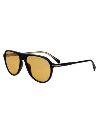 Eyewear by David Beckham Mens Sunglasses Db 1200-S Matte Black Acetate