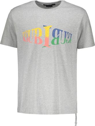 Ksubi Bedrukt katoenen T-shirt - Heren - T-shirts - Grijs - XL - Katoen - Tops