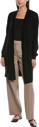 Lafayette 148 New York Drop Shoulder Open Front Cardigan