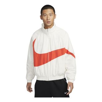 Nike Swoosh Woven Jacket Asia Sizing Sail Picante Red FB7878-133