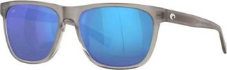Costa Unisex - Apalach Glasses In Matte Gray Crystal Frame/blue Mirror