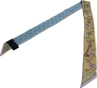 Louis Vuitton Pre-owned Scarves, female, Beige, Size: ONE SIZE Pre-owned Vintage Scarf