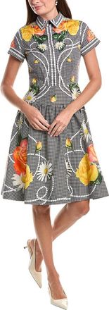 Teri Jon by Rickie Freeman Teri Jon By Rickie Freeman Pearl Floral Print Shirtwaist Dress