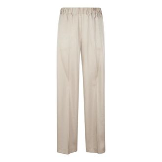 P.A.R.O.S.H. Wide Trousers, female, Beige, Size: XS Paky Wide Leg Pant