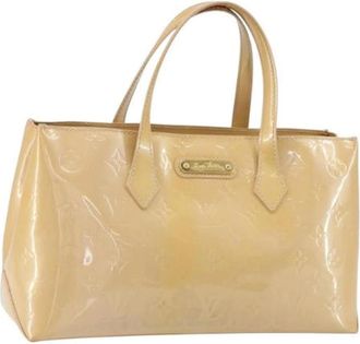Louis Vuitton Pre-owned Handbags, female, Beige, Size: ONE SIZE Pre-owned Leather Handbag