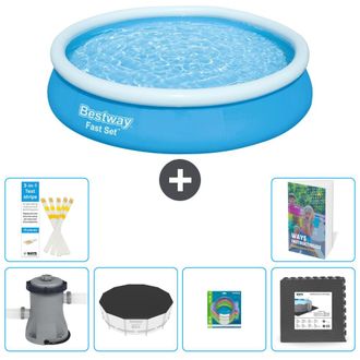 Bestway Piscina Bestway Fast Set Redonda - 366x76 Cm - 7-piezas S317