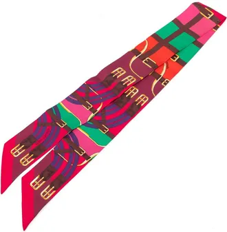 Herm&egrave;s Pre-owned Hermes Mors a Jouets Twilly Silk Scarf Ladies CULH5BKVAQQF867L