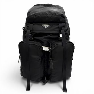 Prada Black Nylon Backpack (Pre-Owned)