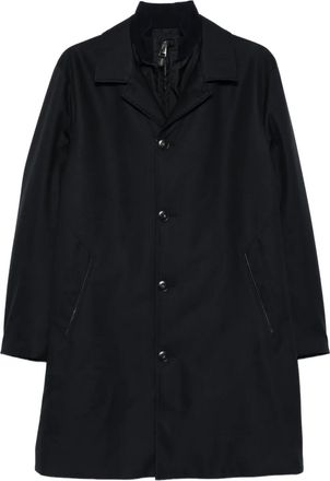 Canali Jas met enkele rij knopen - Blauw