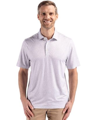 Cutter & Buck Pike Eco Flora Print Recycled Mens Polo