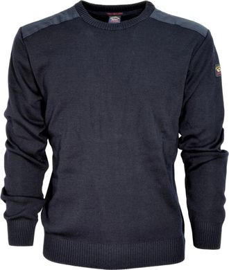 Paul & Shark Wollen trui met ronde hals - Heren - Ronde hals truien - Blauw - XS - Wol - Truien & Vesten