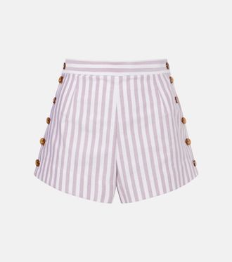 Vivienne Westwood Elle pinstripe cotton shorts