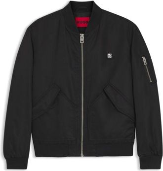 HUGO BOSS Stacked-logo bomber jacket with water-repellent finish