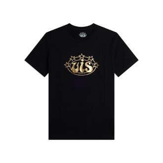 Freddy T-shirt Uomo Girocollo in Cotone con Logo VIS Oro