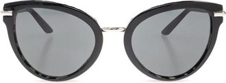 Dolce & Gabbana Dg 4492 Zonnebrillen - Dames - Zonnebrillen - Zwart - 55 MM - Nylon - Accessoires