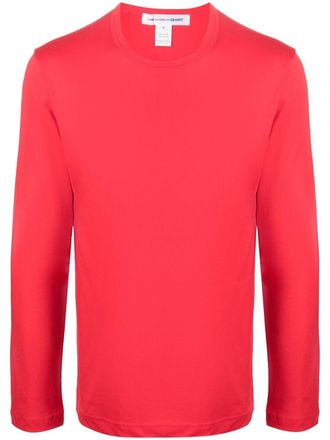 Comme Des Garçons crew-neck cotton sweatshirt - Red