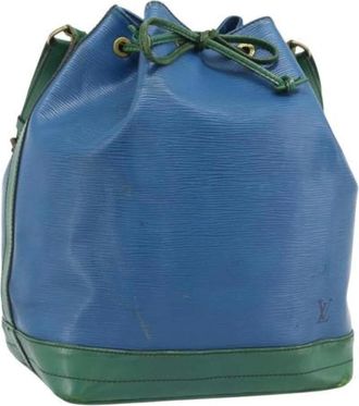 Louis Vuitton Pre-owned Vintage Epi Leather Bucket Bag - Dames - Vintage Tas - Blauw - ONE Size - Leer - Vintage