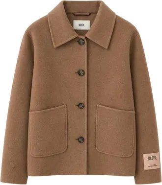 SOLOTRE Jassen, Dames, Bruin, 2Xl, Lichtgewicht Jas