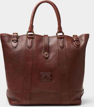 Polo Ralph Lauren Mens Heritage leather tote bag