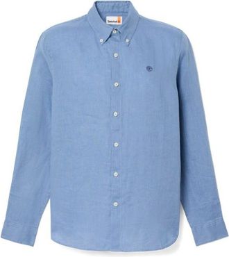 Timberland Mill Brook Linen Shirt Hemd f&uuml;r Herren | blau