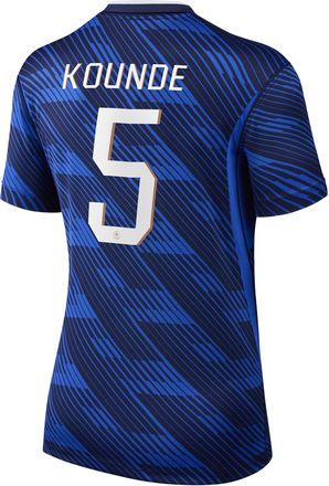Nike Jules Kound&eacute; France National Team 2026 Stadium Home Nike Womens Dri-FIT Soccer Jersey in Blue | NN203949102-FFF
