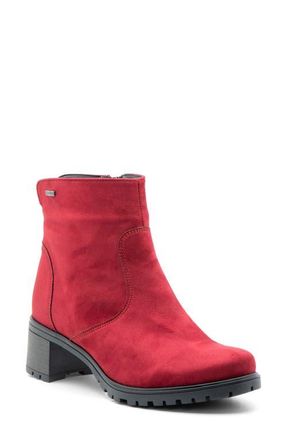 Ara Roselle Gore-Tex Waterproof Bootie in Red at Nordstrom, Size 7.5
