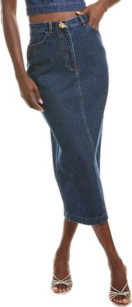 Oscar De La Renta Denim Skirt
