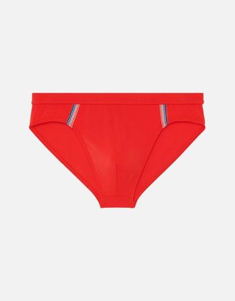 HOM Hom Mens Nautical Cup Swim Mini Briefs, Red - Size: 32/30/31