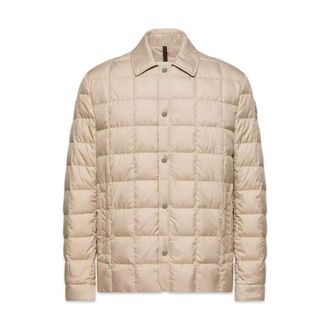 Moncler Castellana Down Shirt Jacket - male - Moncler - Winter Jackets - Beige - 2XL - Jackets