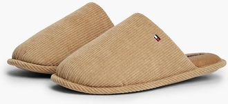 Tommy Hilfiger Mens Corduroy Slipper - Safari Canvas - XL