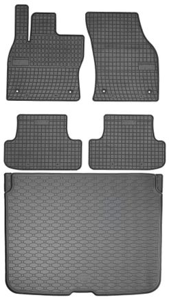OEM Juego De Alfombrillas De Goma Para Coche Y Alfombrilla Para Maletero Para Audi Q2 Crossover (a Partir De 2016)