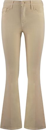 Mother The Weekender Cropped Flared Jeans