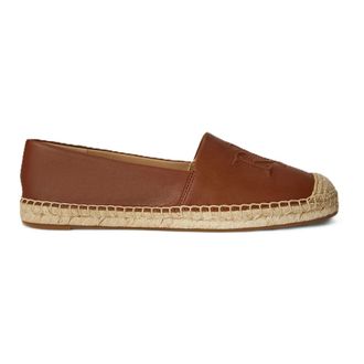 Ralph Lauren Cameryn Espadrille - Dames - Espadrilles - Bruin - 39 EU - Katoen - Schoenen