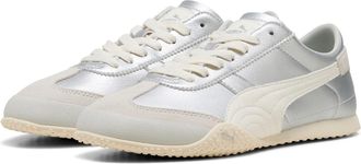 Puma Sneaker PUMA BELLA UT LEA, Damen, Gr. 37,5, puma silber, frosted ivory, Synthetik, mehrfarbig, Schuhe Sneaker, f&uuml;r Sportmode und Streetwear, herausneh