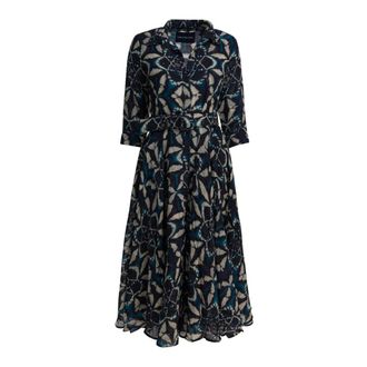 Samantha Sung Shirt Dresses, female, Multicolor, Size: 2XL Aster Dress