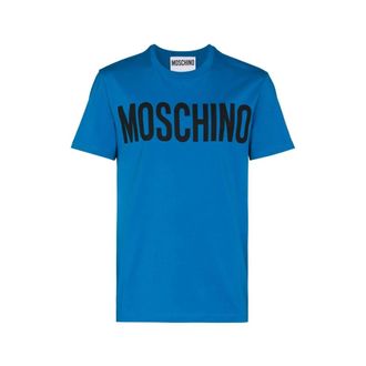 Moschino Heren, Tops, Blauw, Maat: 3XL