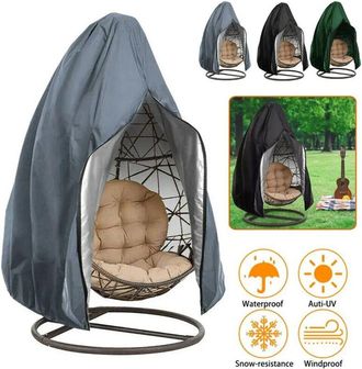 OEM Housse De Protection - Balancelle Suspendue - Polyester Imperm&eacute;able R&eacute;sistant Aux Uv - Gris - 190 X 115 Cm - 1 Pi&egrave;ce