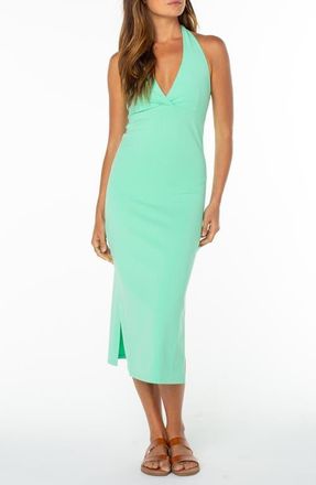 Roxy South Shore Stretch Cotton Midi Dress in Spring Bud at Nordstrom, Size Xx-Large