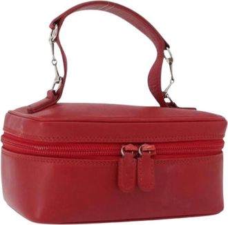 Gucci Pre-owned Mini Bag - Dames - Vintage Mini Tas - Rood - ONE Size - Leer - Vintage
