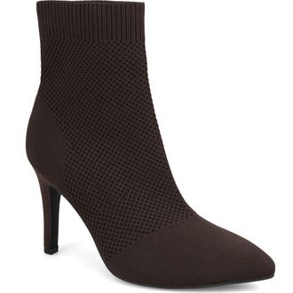 Mia Mckinley Sock Bootie in Chocolate at Nordstrom Rack, Size 8.5