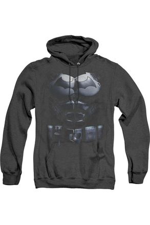 Gildan Batman Arkham Origins Uniform Adult Heather Hoodie / Hooded Sweatshirt