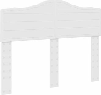 vidaXL Cabecero Brillante 120 Cm Madera Contrachapada Vidaxl