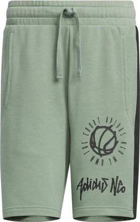 adidas Neo Basketball Shorts Green IA6795