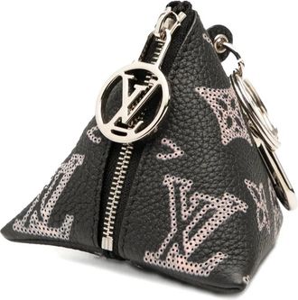Louis Vuitton 2022 Monogram Mahina Berlingo Key pouch - Zwart