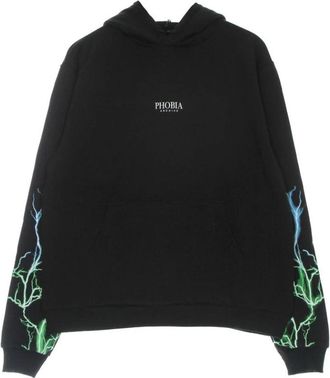 Phobia Archive Lightning Hoodie - Heren - Hoodies - Zwart - M - Katoen - Hoodies & sweatvesten