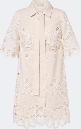 Elie Saab Embroidered minidress